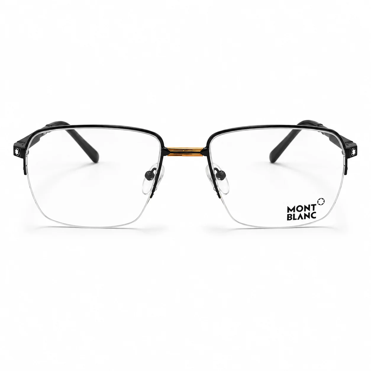 Lunettes de Vue Mont Blanc Demi-Cerclées Noires