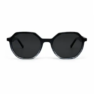 Lunettes de Soleil Martinelli Octogonales Noires