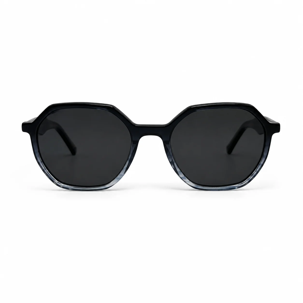 Lunettes de Soleil Martinelli Octogonales Noires