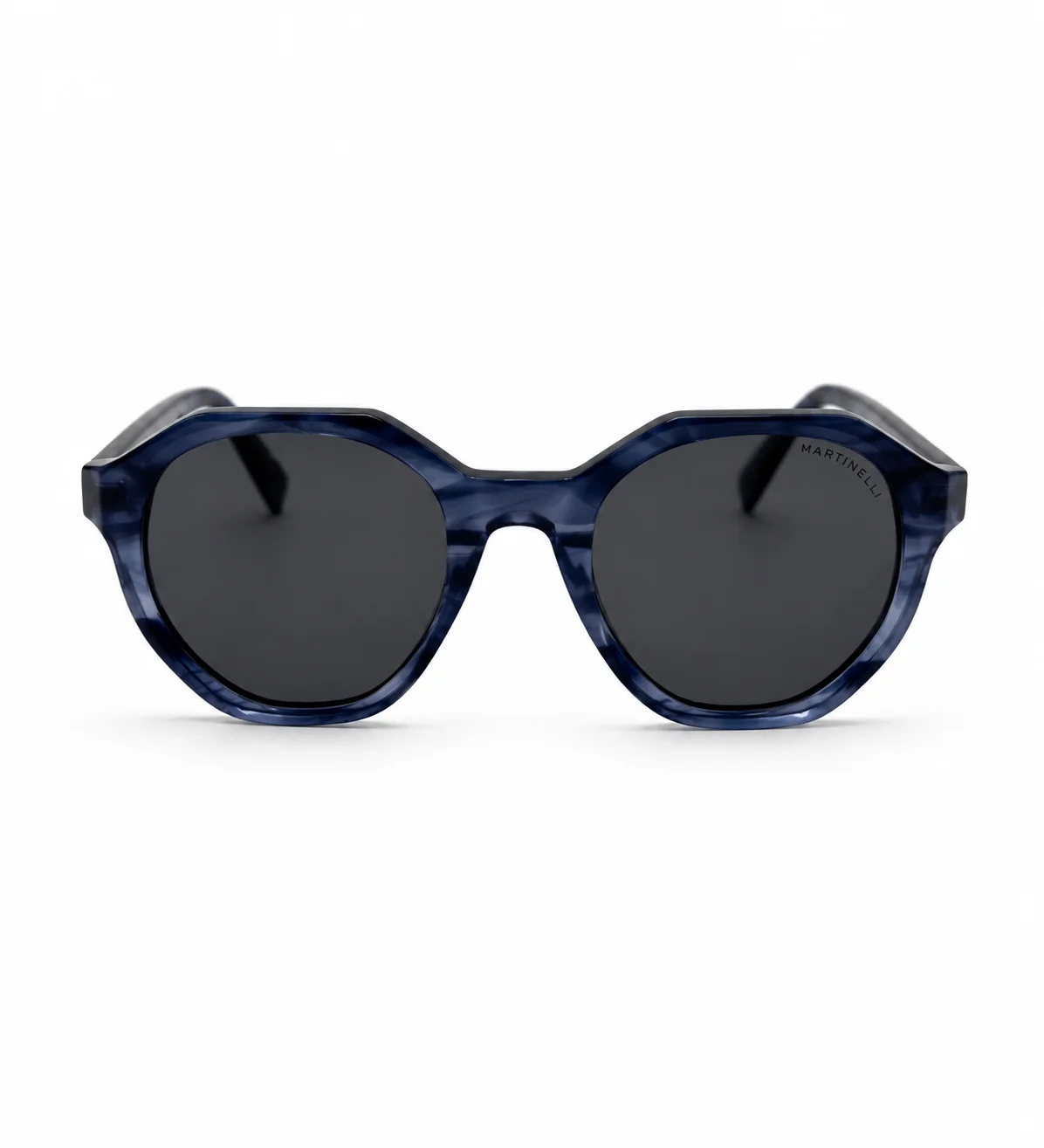 Lunettes de Soleil Martinelli Octogonales Bleues