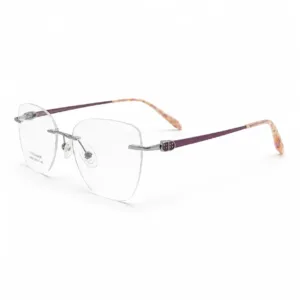 Lunettes Percées Silhouette Bordeaux