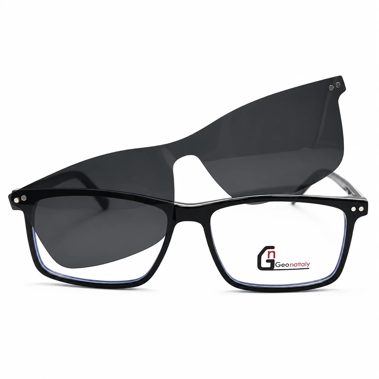 Geonataly Lunettes avec Clip Solaire
