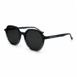 Lunettes de Soleil Martinelli Octogonales Noires