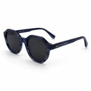 Lunettes de Soleil Martinelli Octogonales Bleues
