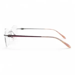 Lunettes Percées Silhouette Bordeaux