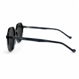 Lunettes de Soleil Martinelli Octogonales Noires