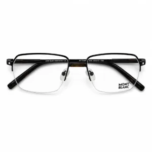 Lunettes de Vue Mont Blanc Demi-Cerclées Noires