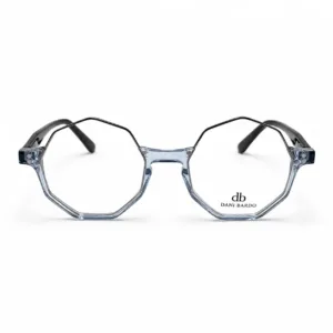 lunettes de vue octogonales avec clip solaire