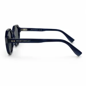 Lunettes de Soleil Martinelli Octogonales Bleues