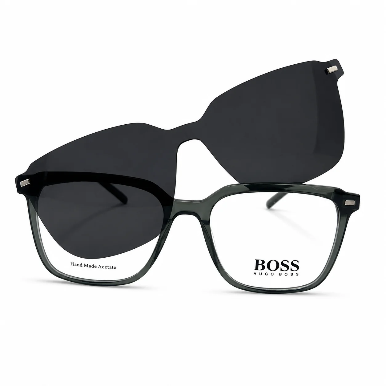 Hugo Boss Lunettes avec Clip Solaire
